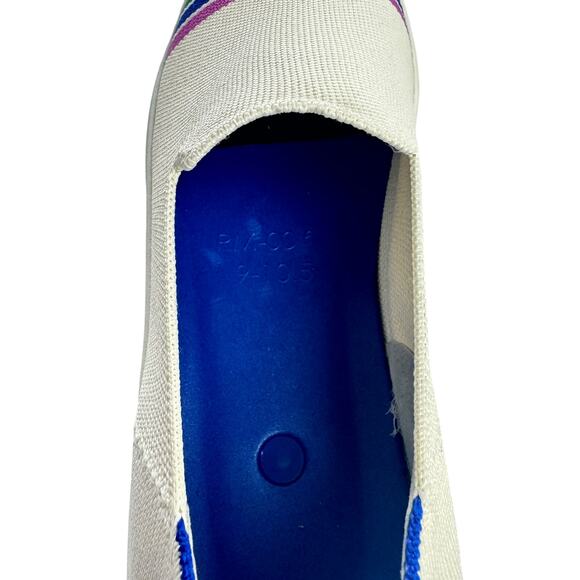 Rothy’s Women’s Pride SF Slip On White Sneaker Rainbow Size 10.5 LGBTQ Washable - Picture 16 of 16